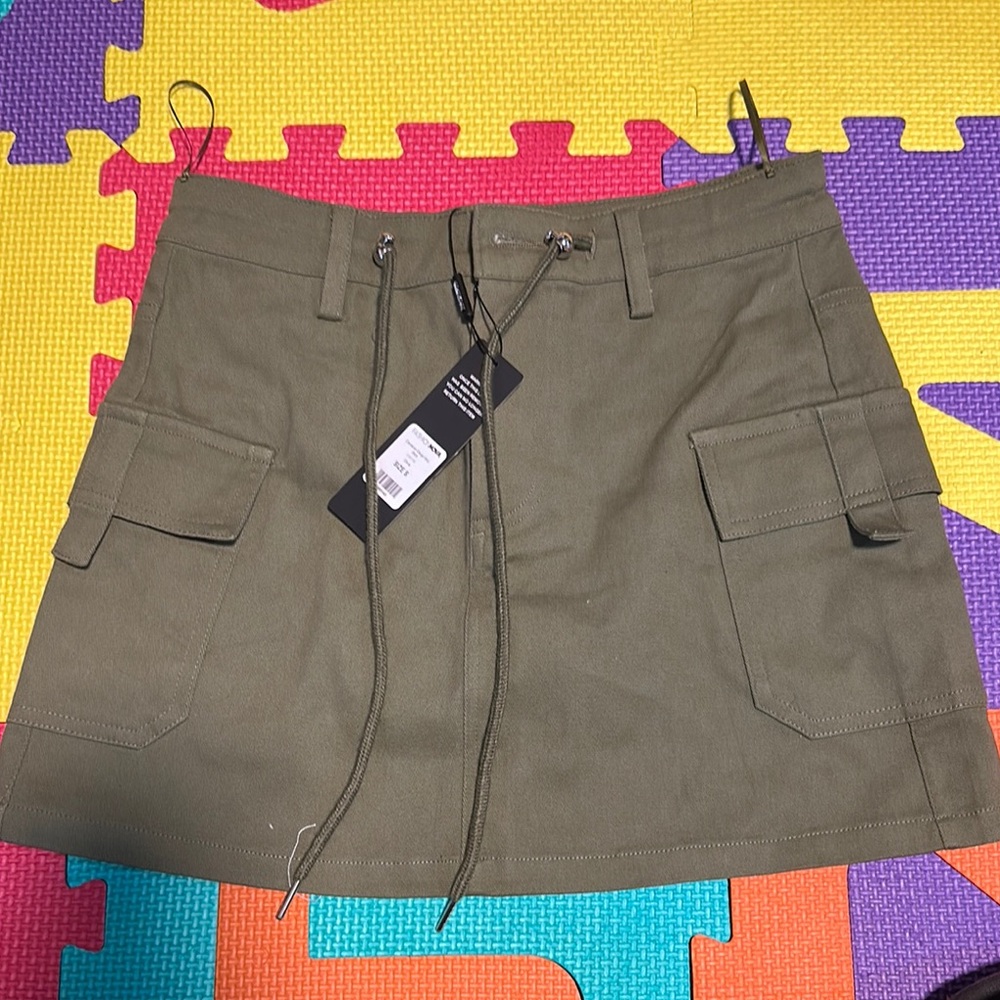 Olive Green Women's Cargo Shorts